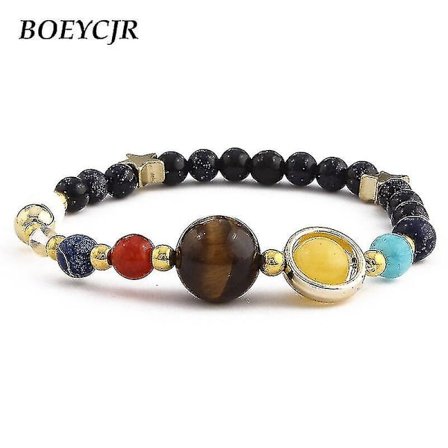 9 planeter Pluto univers planeter perler armbånd og armbånd F