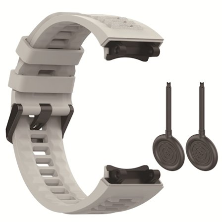 Silikoninen ranneke Amazfit T-Rex 2:lle Grey