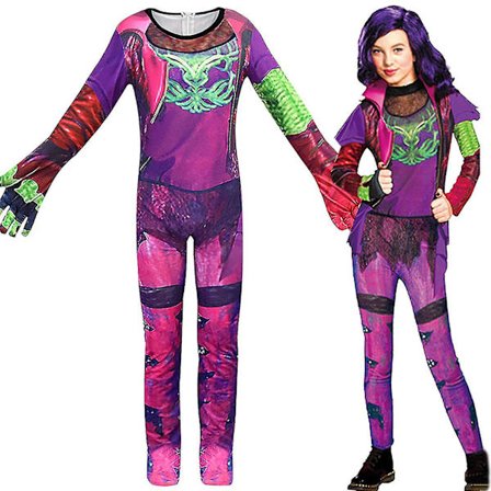 Descendants 3 Audrey Mal Rollelek-Body for Jenter - Jumpsuit - Fancy Up Kostyme