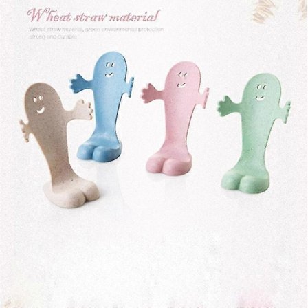 Smiley Face Hug Telefonhållare Skrivbordsställ Ställ Bärbar Surfplatta Mobil Laddning Titta 4st