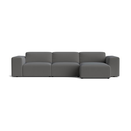 Soma chaiselong sofa, højrevendt - Lisboa Antracit - 343x147x75 - Sofa, chaiselong