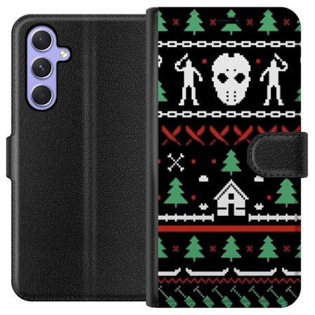 Kompatibelt Plånboksfodral till Samsung Samsung Galaxy A54 God Jul - XXX