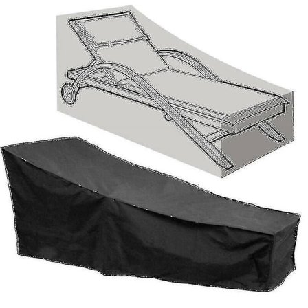 Raskaan sarjan vedenpitävä aurinkotuoli aurinkovuode puutarhakalusteiden suojus terassi rottinki--(wanan)