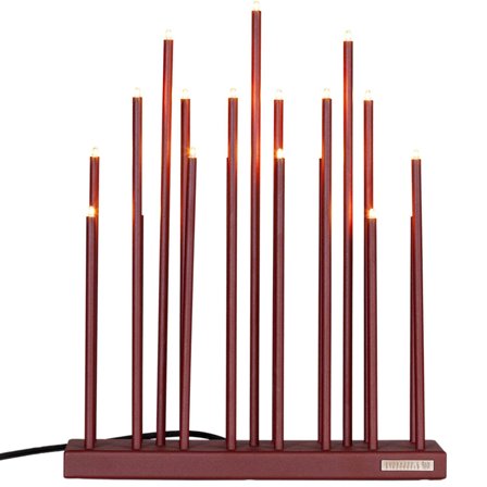 SMAK Design - Bordlampe Elljusstake Rød