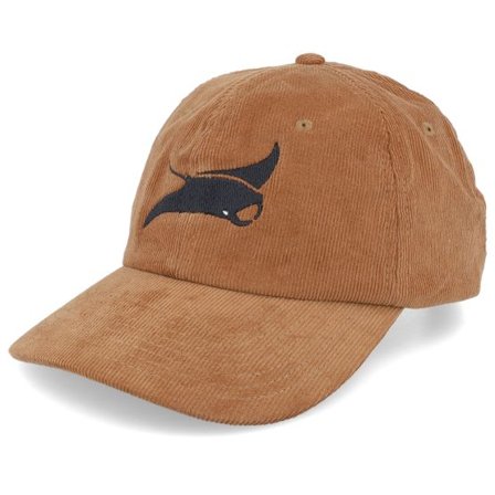 Wild Spirit - Brun unconstructed Keps - "Manta Ray Camel Cord Dad Cap " @ Hatstore
