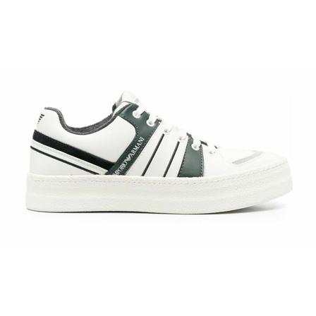 Emporio Armani, Sneakers Wit, Heren, Maat:42 EU