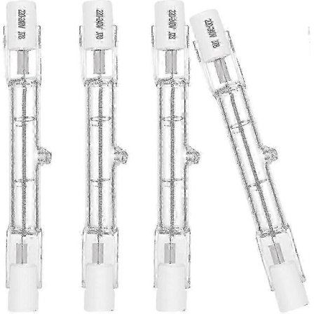 R7s Halogenpære 78mm 120w 230v 1600lm Varm Hvid 2700k T3 J Type Pære Til Arbejde, Sikkerhed, Landskab