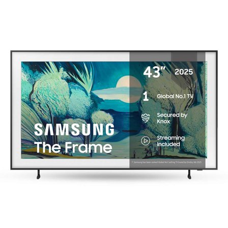 Samsung The Frame 2025 QLED-TV - Musta