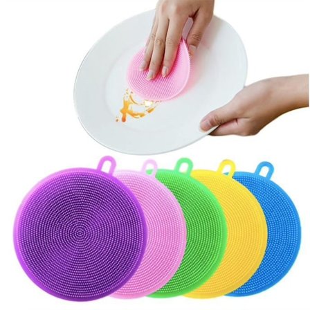 Disksvamp i silikon - Magnic Silicone Dish Sponge Washing