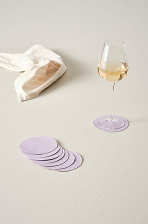 Jotex - Onderzetter 8-pack Lila Lila - LUNI - Koop Accessoires voor glazen bij Jotex