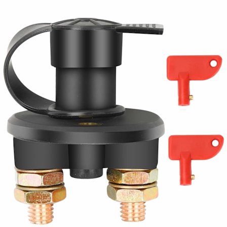 Isolator Switch 12V/24V Batteri Isolator Afbryder Max 150A til Bil, Lastbil, Båd, Strømafbryder Kill Switch
