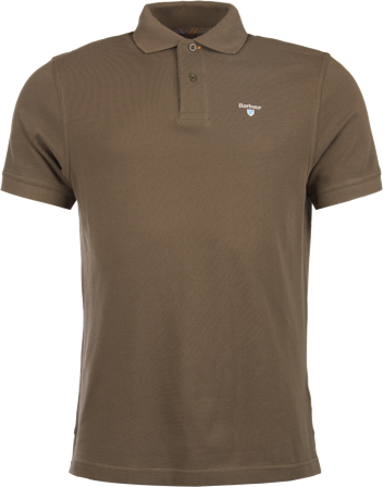 Barbour M's Tartan Pique Polo Dark Olive/Classic