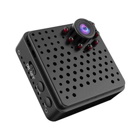 Mini Wifi Kamera 1080P Vidvinkel IP-kamera med Rörelsedetekteringsfunktion Svart YEMAESRE