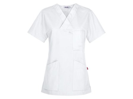 SOUTH WEST Tunika Alva vit XXS - Lyreco - Arbetskläder - Arbetströjor - Bussaronger och klänningar