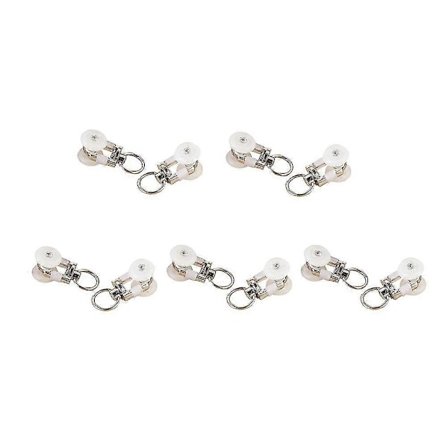 20 stk. Loftgardin Gardinskinne Trisse Gardinløbere Hjul Gardinstang Glidere Gardinskinne Rulle