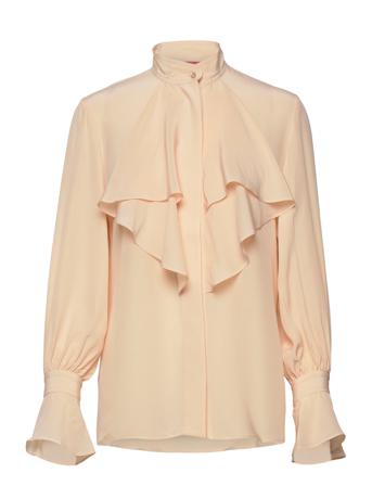 Beate Bluse Langærmet Creme Britt Sisseck