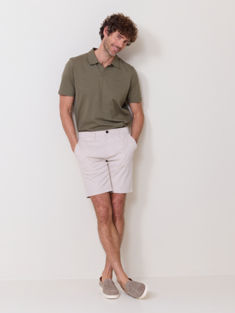 MATCH - Roma shorts - Mario Conti - Str. S - Herre - Shorts - Grå - 61% Bomull, 35% Lyocell og 4%Elastan