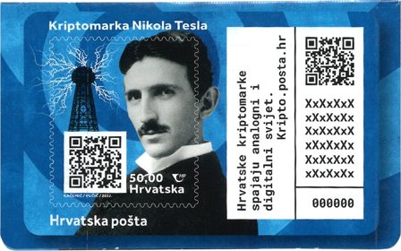 Kroatien - Tesla - Kryptofrimærke