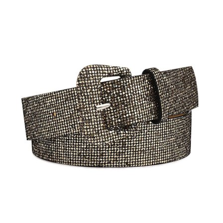 Skinnende paljetter Beltepinne Spenne Midjebånd GAMMEL GULL