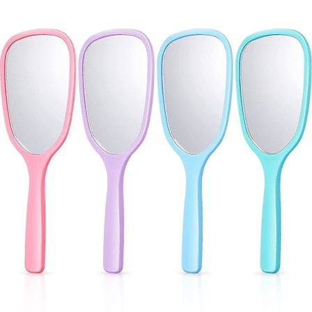 Kampaajakäyttöinen käsikäyttöinen peili