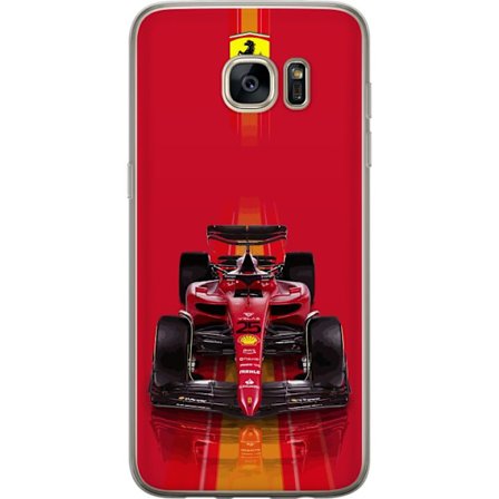 Yhteensopiva Puhelinkuori Samsung Samsung Galaxy S7 edge Ferrari Formula 1 -auto ikonisessa punaisessa muotoilussa urheilullisella tarkkuudella