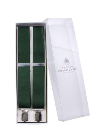 Amanda Christensen Braces Plain Accessoarer Herr Grön ONESIZE