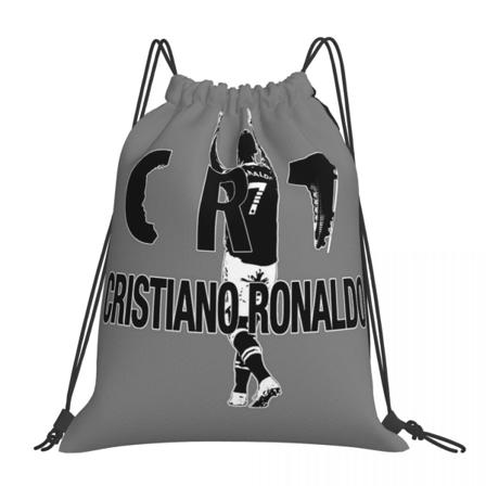 Cristiano Ronaldo Cr7 Ryggsekk Bærbar Snøreveske Pocket Gym Bag 16 One Size