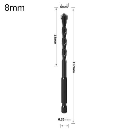 Poranterän reiän avaaja 8mm