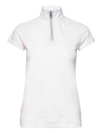 Kim Caps Polo Shirt T-shirts & Tops Polos Hvit Daily Sports