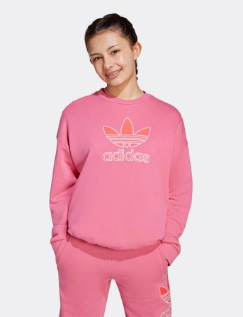 adidas Originals Trefoil Crew - Pink - 158