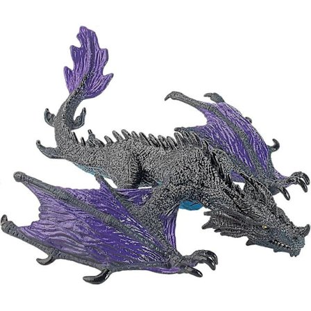 7,87 x 7,08 x 3,15 tum Realistisk Dra Figur Plast Flygande Dra Modell för Heminredning