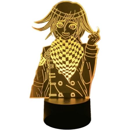 Anime LED-lampe Akryl Manga Figur Kokichi Oma 3D Illusions nattlys for barnerom dekor lys barnebursdag julegave