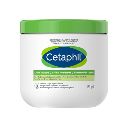 Cetaphil Crema Idratante Pelle Secca 450g Viso e Corpo