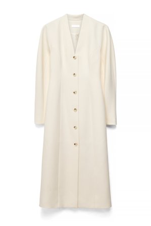 Alexia x NA-KD Robe à épaules rondes - Robes mi-longues - Crème - EU 40