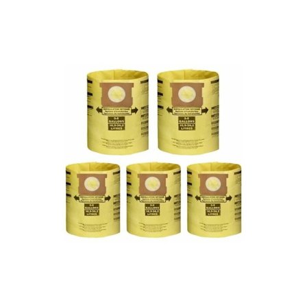 CRUEL Dammsugarpåsar Kompatibla med 5 till 8 Gallons Shop Vac Våt och Torrdammsugare -