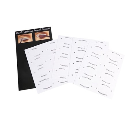 Schabloner för eyeliner / ögonskugga 4 ark