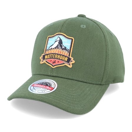 Wild Spirit - Grön adjustable Keps - Matterhorn Patch Olive 110 Adjustable @ Hatstore
