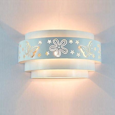 LED-seinävalaisin Ulko- ja sisäkäyttöön IP65 Valkoinen 12W Moderni Alumiininen Seinävalaisin Ylös-Alas Spottivalaisin Seinävalaisin Makuuhuoneeseen, 