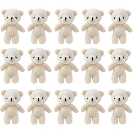 18 kpl Mini Nalle Pehmolelu Pieniä Nallekarhuja Nukke Pehmeitä Pieniä Pehmoleluja Askarteluun Ystävänpäiväksi Syntymäpäiväksi Häihin Juhlapalveluksi