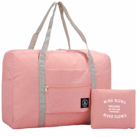 Sammenfoldelig Taske - Lyserød