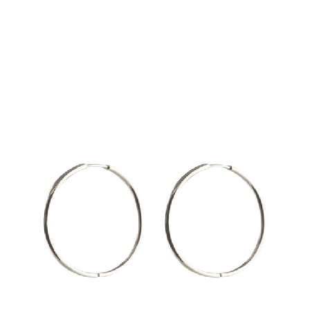 Syster P Örhängen Beloved Medium Hoops Silver Dam ONESIZE