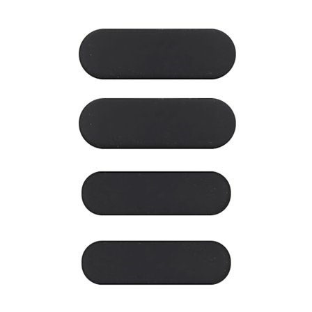 4 stykker Gummifødder til bærbar computer, skridsikker udskiftning af bundkasse Fødderpude til Lenovo Thinkpad X1 Carbon 7. generation 8. X1C