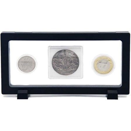 {xjxj}3D-objektramme Møntetui Glidende ramme Møntetui til dine mønter Trofæ/D