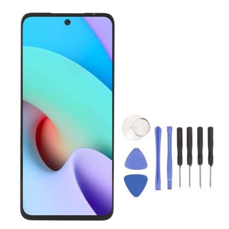 6,5-tums LCD-skärmbyte 90Hz uppdateringsfrekvens 3D-känslig pekskärm för Redmi 10 21061119AG 21061119DG 21061119AL