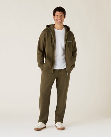 Lexington Bio-baumwolle logo sweatpants, dunkelgrün