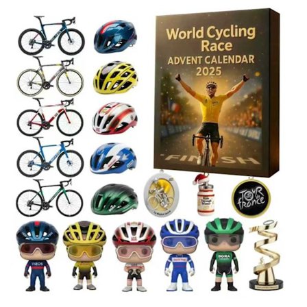 2025 Jule- og Adventskalender Verden Sykkel Tema Adventskalender Blindboks Overraskelsesgave