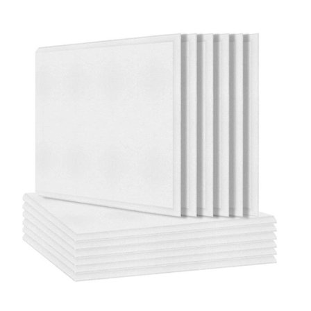 12 Paketti Akustiikkapaneelia, Äänenvaimennuspehmuste, Viistetty Reuna Äänenvaimennuspaneelit, Akustiikkapaneeli