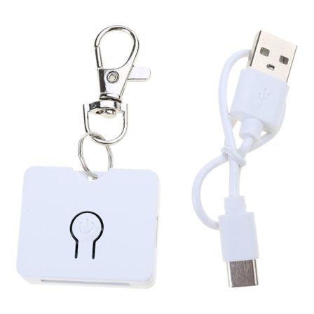 LED-lys akrylnøkkelring Lett og solid anhengstilbehør for DIY-prosjekter og individualiserte smykker