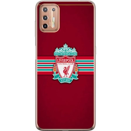 Kompatibel Mobilcover til Motorola Moto G9 Plus Liverpool FC fodboldtrøje rød supporter merchandise