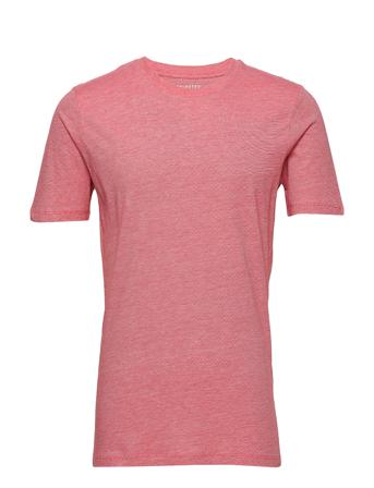 Slhtheperfect Mel Ss O-Neck Tee B T-shirts Short-sleeved Rød Selected Homme